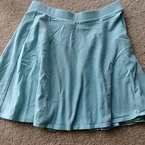Forever 21 light baby blue skater circle skirt